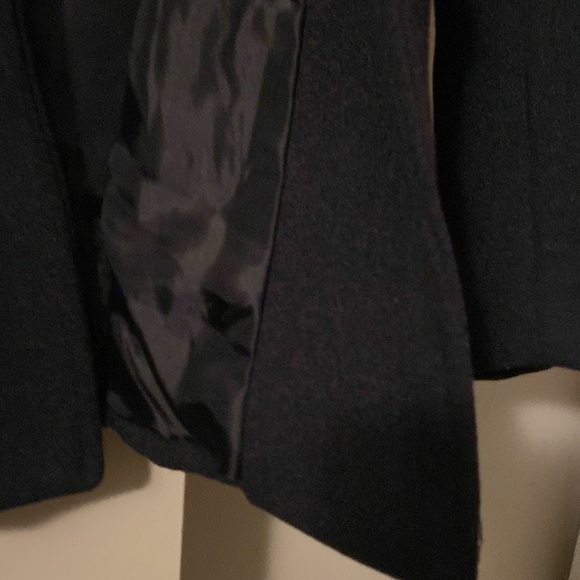 Dark Gray Button Blazer - Picture 5 of 6